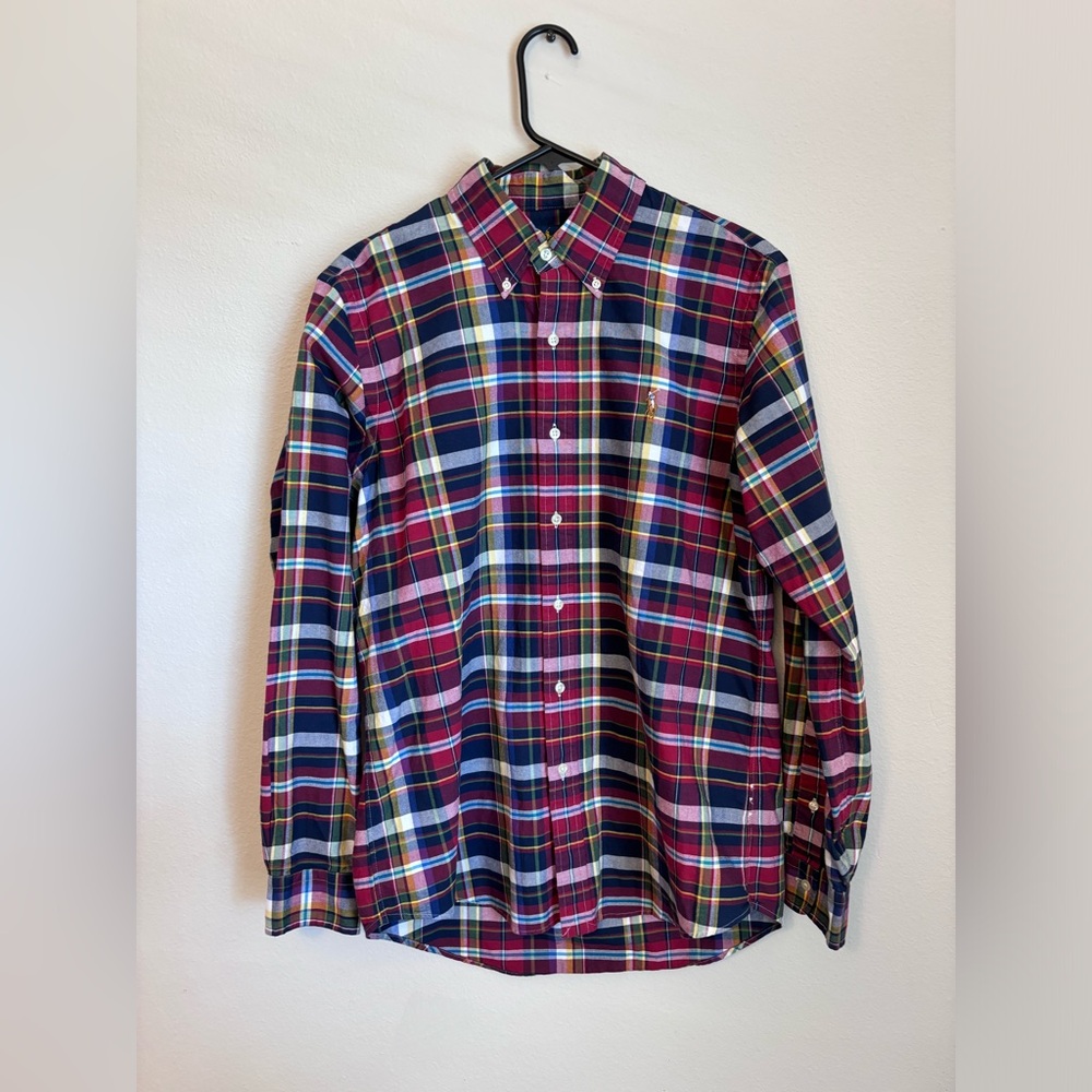 Men’s Medium Polo Ralph Lauren Button Up Long Sleve